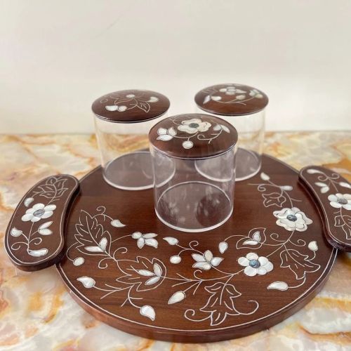 Acrylic Chocolate Box Handmade Packaging Inlaid Mother Of Pearl Tray