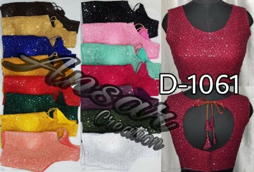 ANSAR CREATION SEQUANCE ND ZARI WORK FANCY SIQUENCE REDYMADE BLOUSE, Occasion : ALL OCCASION