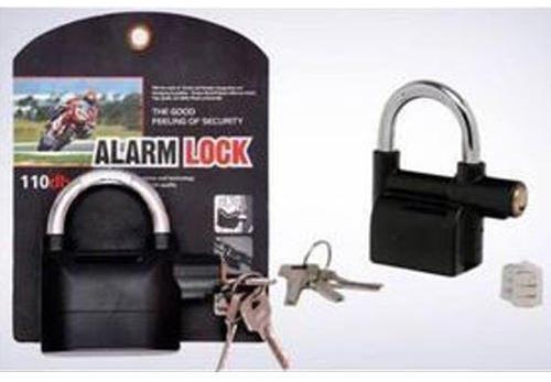 Security Alarm Lock, Color : Black