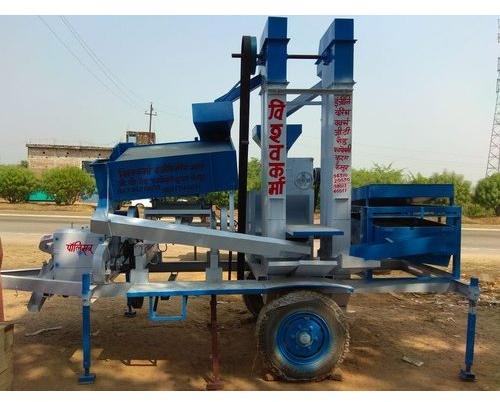 Electric 2000-3000kg Tractor Operated Rice Mill, For Processing