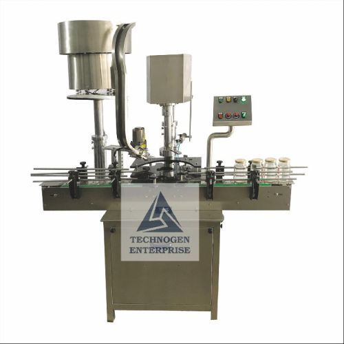 Automatic Single Head Lug Capping Machine