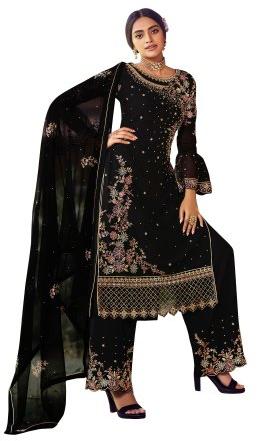 Fox Georgette Ladies Designer Pakistani Suits, Occasion : Party Wear