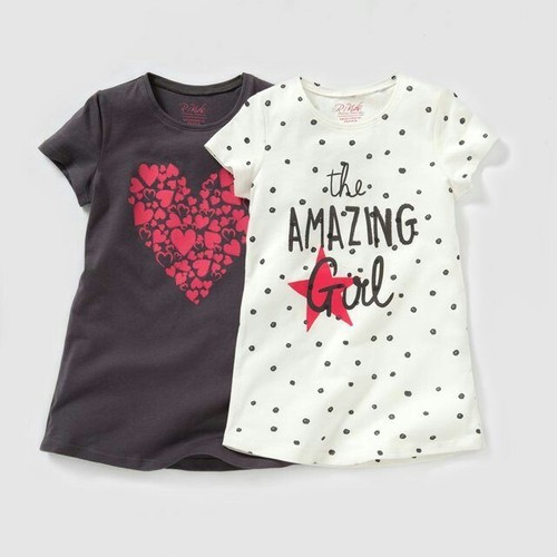 Printed Girls Cotton T Shirt, Feature : Anti-Shrink, Anti-Wrinkle