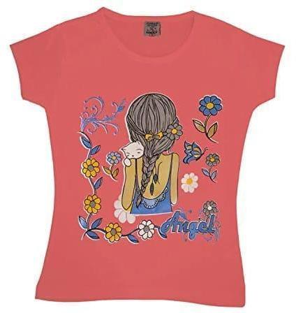 Printed Girls Hosiery T Shirt, Feature : Anti-Shrink, Anti-Wrinkle, Breathable