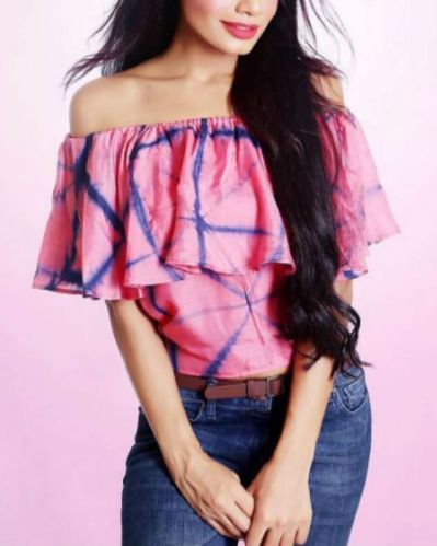 Printed Ladies Off Shoulder Top, Feature : Breath Taking Look, Comfortable