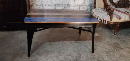 Color Coated Plain Metal Rectangle Table For Home, Hotel, Office, Restaurant