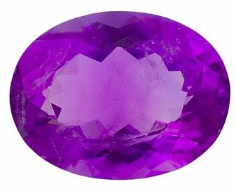 Oval Amethyst Stone, Color : Purple