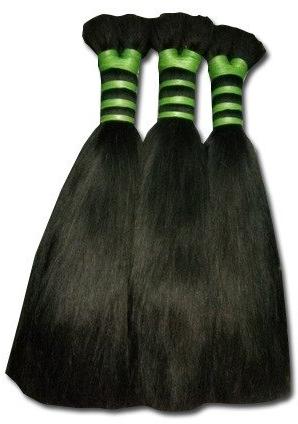 Non Remy Double Drawn Hair, For Parlour, Personal, Style : Straight, Wavy