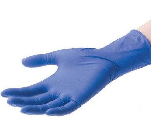 Plain Latex Rubber Gloves, Size : M