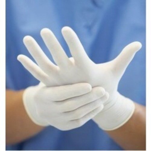 Latex Surgical Gloves, Color : White