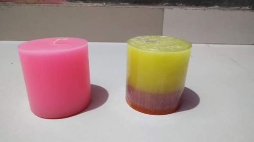 Plain Glossy Paraffin Wax Decorative Candles, Packaging Size : 4 Piece
