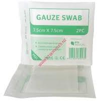 Sterile Gauze Swab, Color : Light Green, Sky Blue