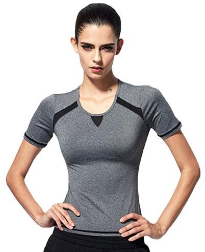 Cotton Plain Ladies Gym T Shirts, Feature : Comfortable, Easily Washable