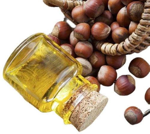 Hazelnut Oil, For Food, Snack, Form : Liquid