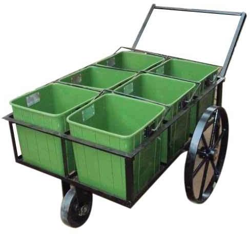 Metal PVC Bin Wheel Barrow, Style : 4 Wheeler