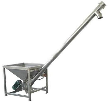 Polished Stainless Steel Screw Conveyor, Loading Capacity : 5-10 Kg, 10-15 Kg, 15-20 Kg