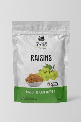 Yashwant Agro Organic Golden Raisins, Packaging Size : 250gm