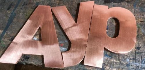 Copper Letters, Size : Standard