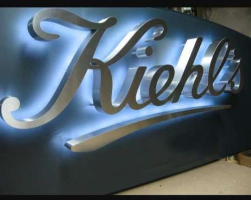 White Steel Letter With LED Light, For Advertising, Notice, Promotion, Feature : Automatic Brightness Control