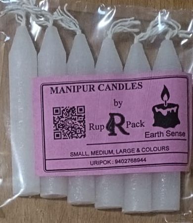 Cylindrical Paraffin Wax Medium Candles, For Lighting, Pattern : Plain