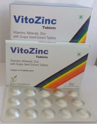 Vitamins + Minerals + Zinc With Grape Seed Extract Tablets