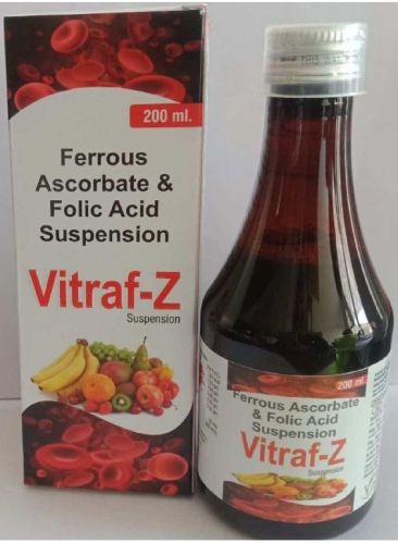 Ferrous Ascorbate 30 Mg + Folic Acid 500 Mcg Suspension
