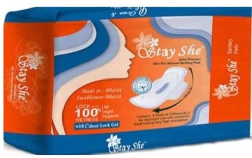 Stay She Super Soft Sanitary Napkin, Style : Disposable