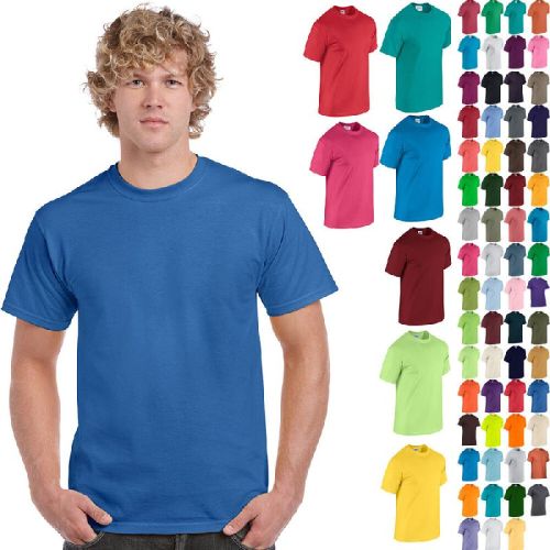 Round Neck Pure Cotton Plain T Shirts, For Chef, Textiles, Home, Hotel, Everyone, Occasion : Casual Wear