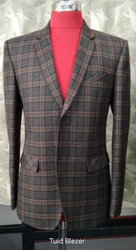 Checked Mens Formal Tweed Blazer, Technics : Attractive Pattern