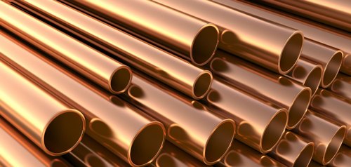 Copper Pipes, Shape : Round