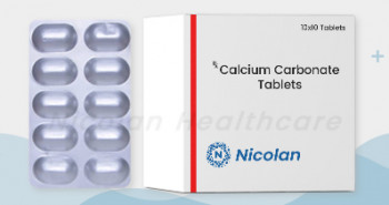 Calcium Carbonate Tablet, Brand Name : Nicolan Healthcare Pvt Ltd