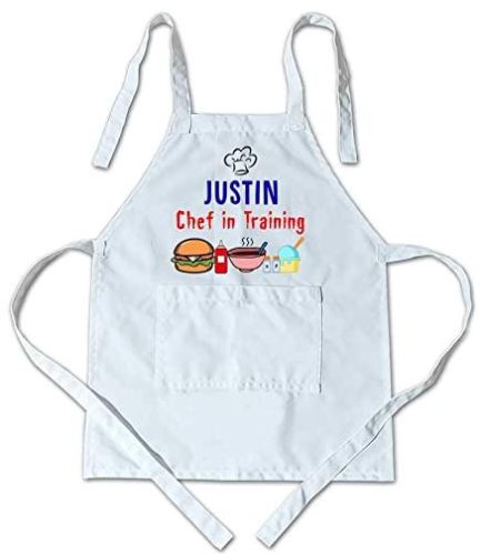 Cotton Customized Apron, For Cooking, Pattern : Printed