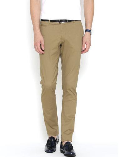 Polyester Plain Mens Trousers