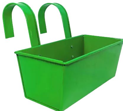 Metal Hanging Plant Container, Shape : Rectangular