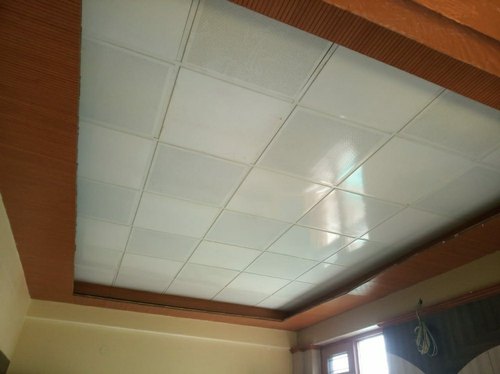 Plain Gypsum Ceiling Tiles, Color : Grey, White