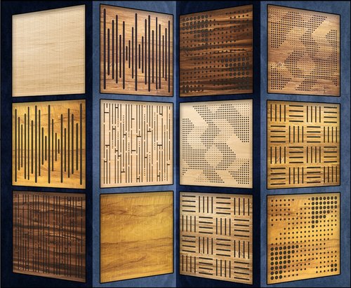 Acoustic Panel, For Wall Decoration, Feature : Attractive Design, Fine Finishing, High Quality, Stylish Look