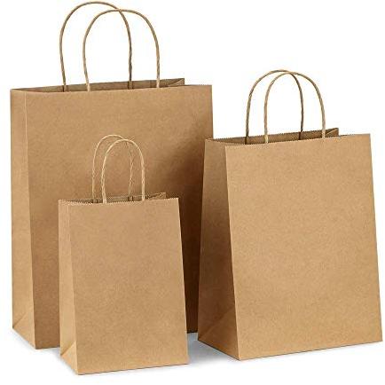 Plain Brown Kraft Paper Bags, Capacity : 1kg, 2kg, 5kg