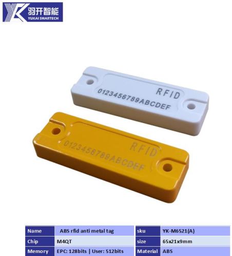 High Temperature 915mhz UHF Epc Gen2 RFID Metal Tag With IP68