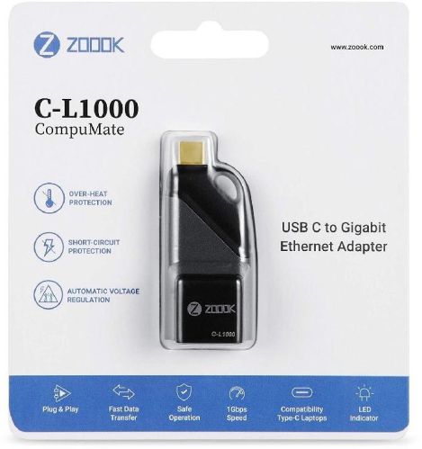 USB C Hub To Gigabit Ethernet Network Adapter