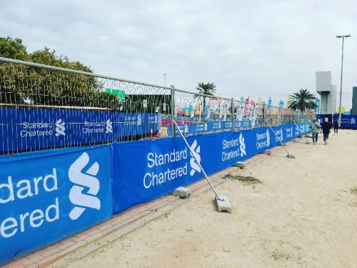 Coated Alluminium Heras Fencing, Length : 3.5meter