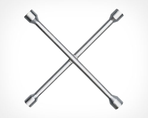 Mild Steel Polished Auto Tools Cross Spanner, Length : 30-45mm, 45-55mm