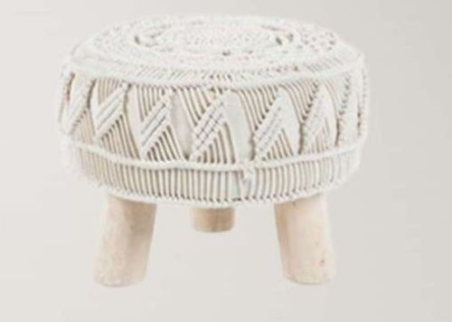 Polished Cotton Work Wooden Stool, For Home, Office, Restaurants, Feature : Accurate Dimension, Fine Finishing