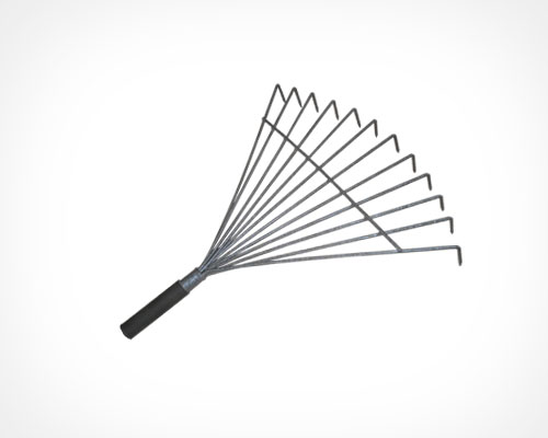 Mild Steel Polished Garden Rake, Feature : Corrosion Resistant, Heavy Duty, High Quality, Long Strength