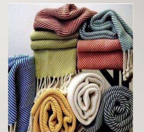 Hand Woven Throw, For Bed Use, Size : 45x40inch, 50x45inch