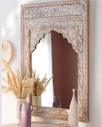 ANTIQUE STRONG WOODEN MIRROR FRAME FOR WALL