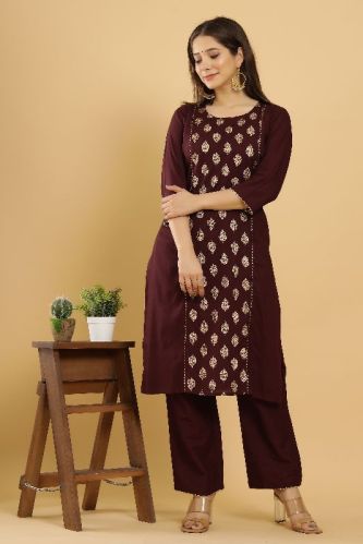 Kurta Palazzo Set, Size : Small, Medium, Large, XL