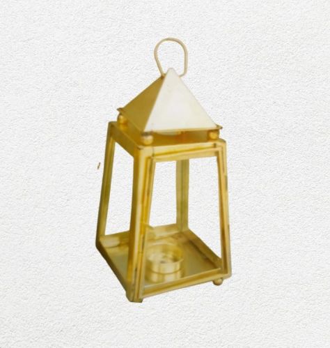 Polished Metal Hanging Lanterns, Technics : Machine Made