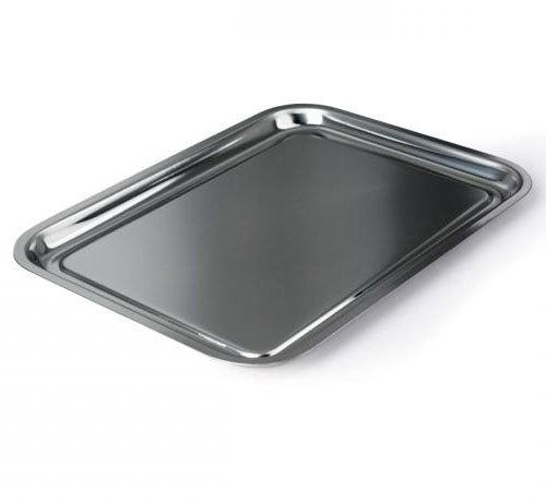 Rectangle SS Serving Tray, For Restaurant, Size : 12 X 6 Inch