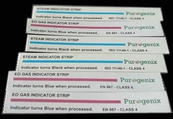 Chemical Indicator Strips, Purity : Steam Sterilization