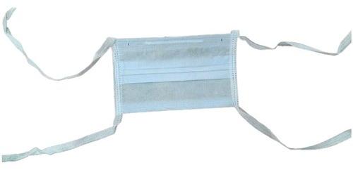 3 Ply Tie On Mask, For Medical Purpose, Color : Sky Blue